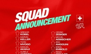 kaiyun sports-瑞士队新一期大名单：扎卡、阿坎吉回归，科贝尔、R罗在列